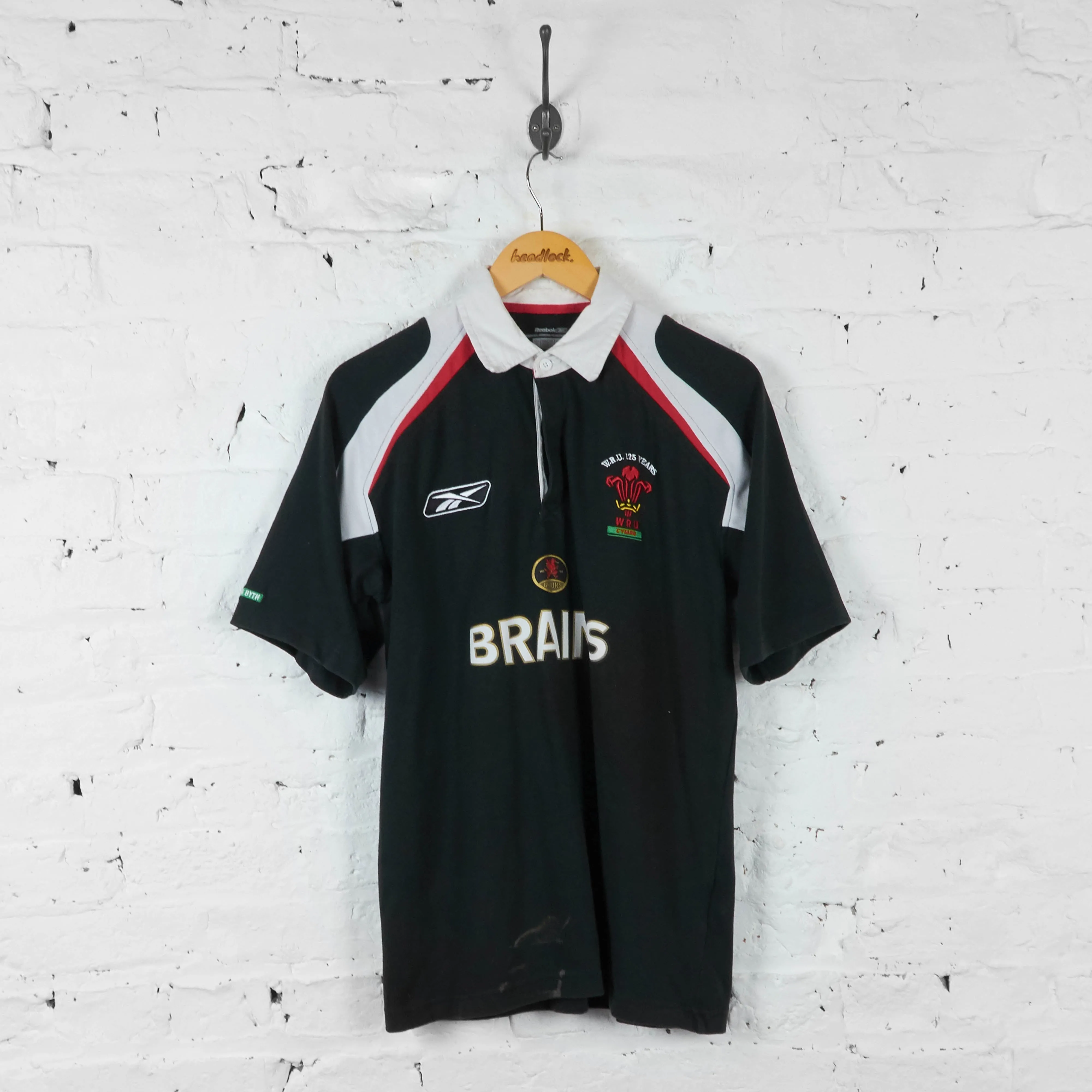 Wales 2006 Away Rugby Shirt - Black - L