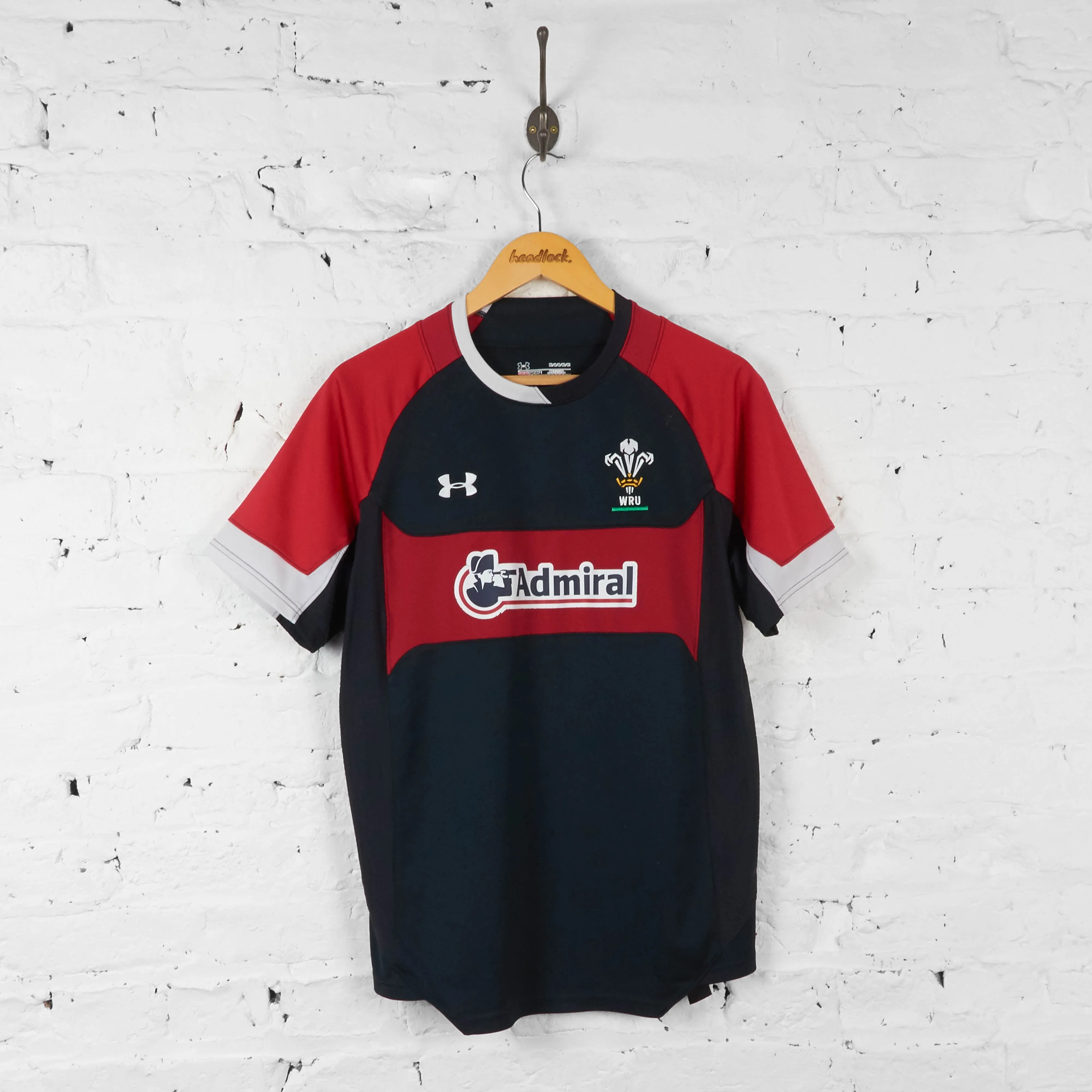Wales Away Under Armour 2012 Rugby Shirt - Black - M