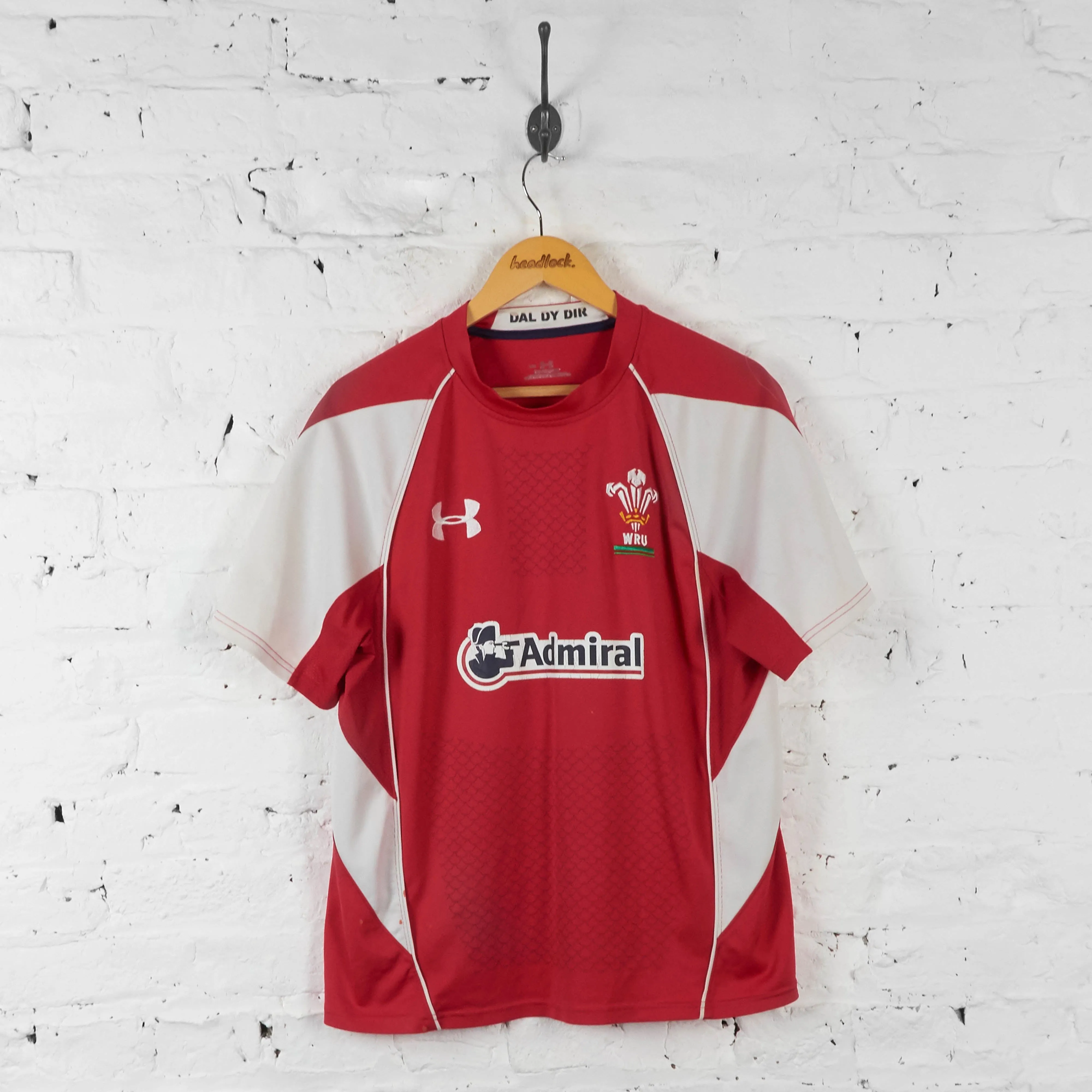 Wales Under Armour Rugby Shirt - Red - L