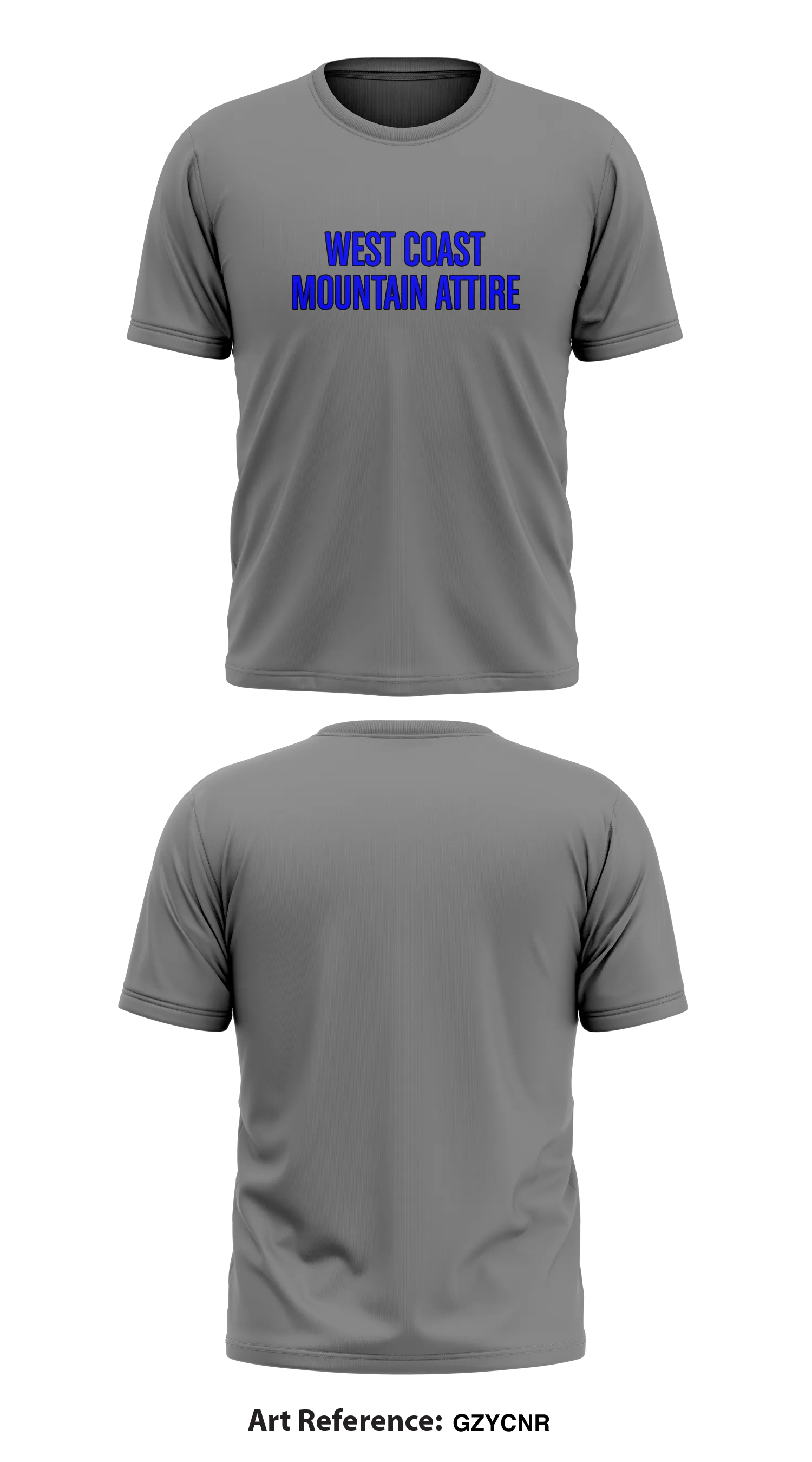 West Coast Mountain Attire Store 1 Core Men's SS Performance Tee - gZyCnR