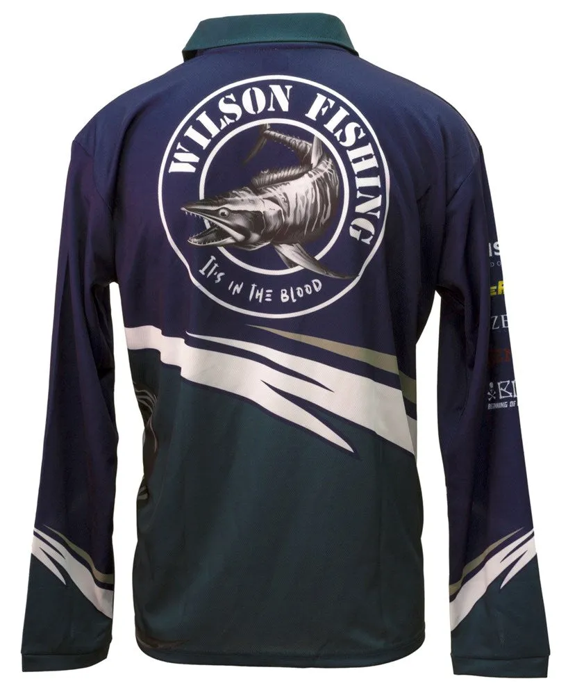 Wilson Long Sleeve Bolt Team Fishing Shirt
