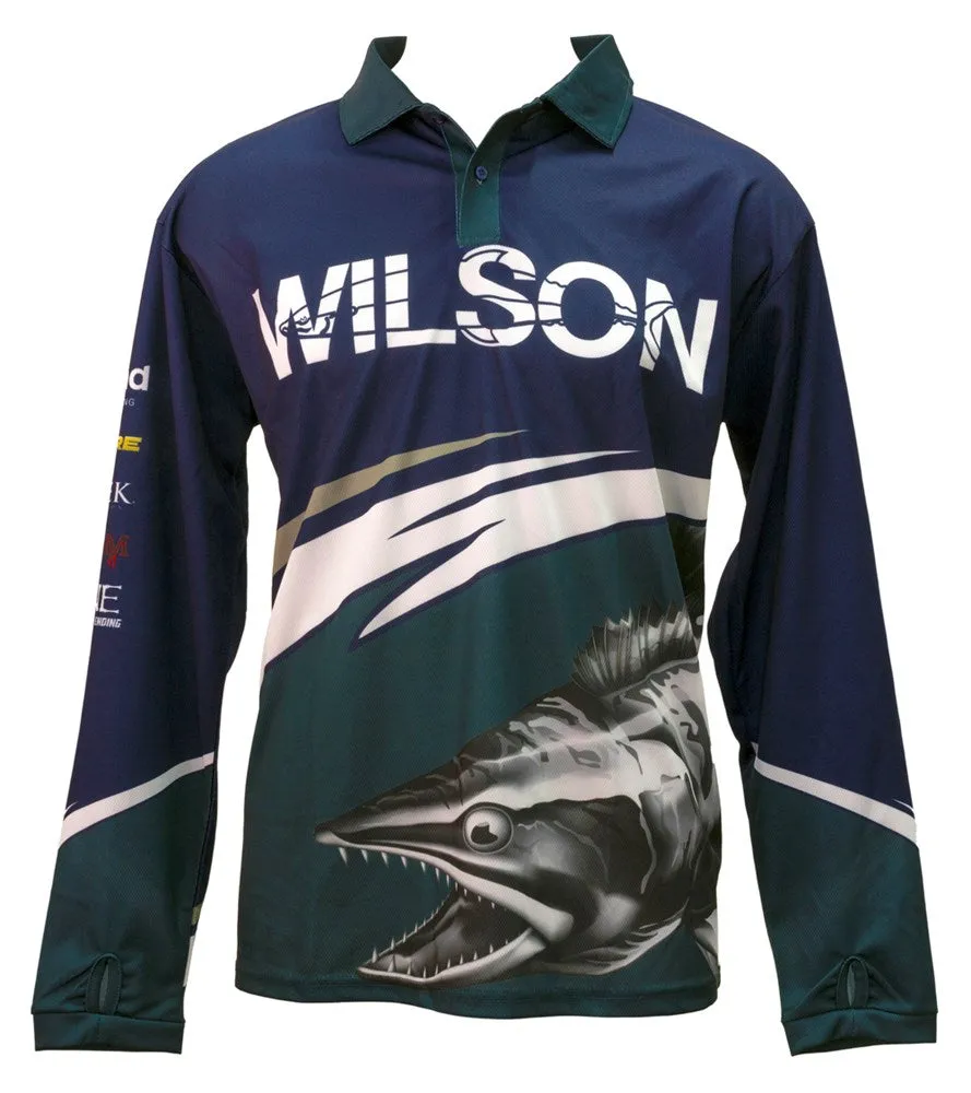 Wilson Long Sleeve Bolt Team Fishing Shirt