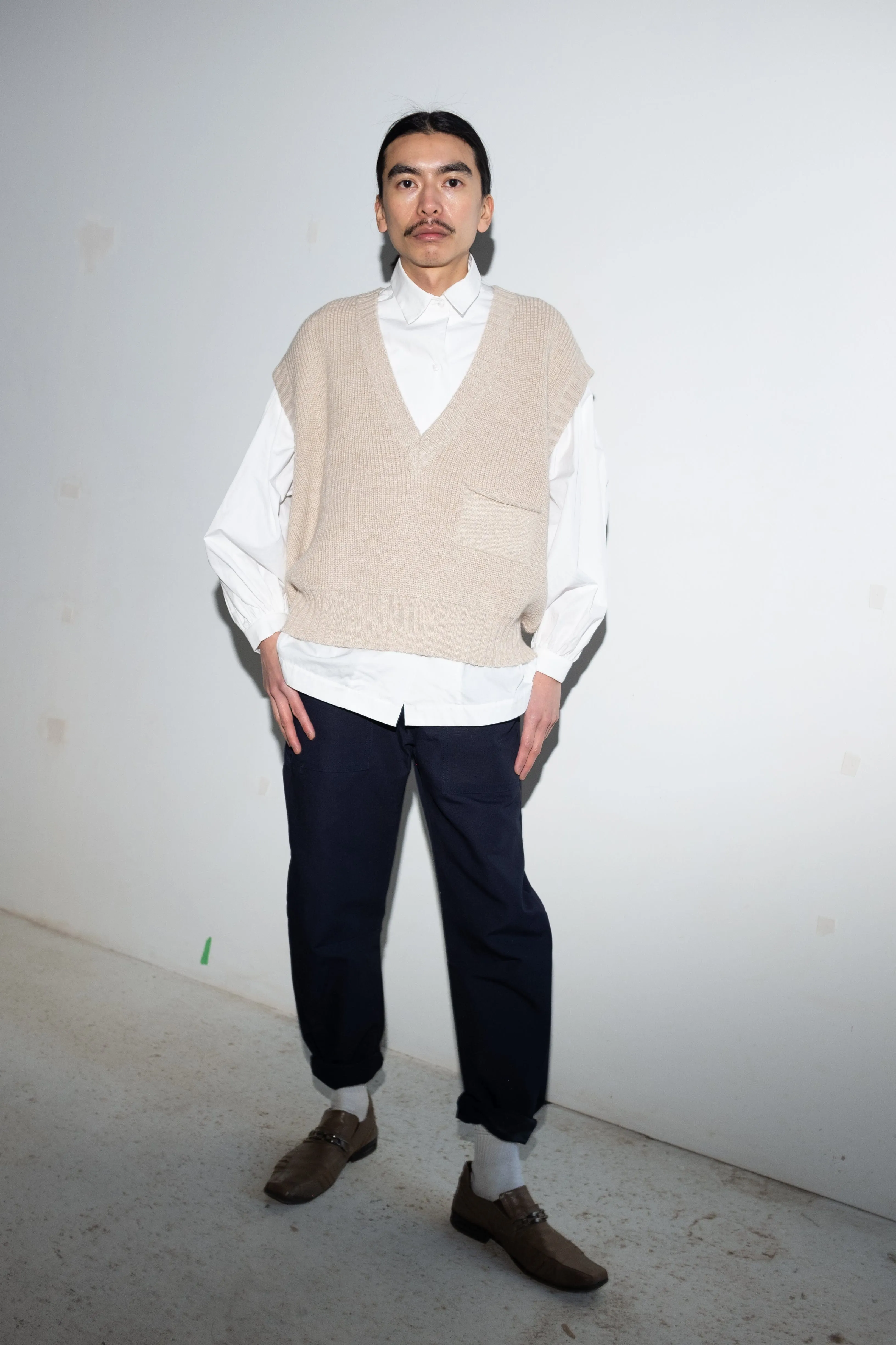 Winston Vest in Oatmeal