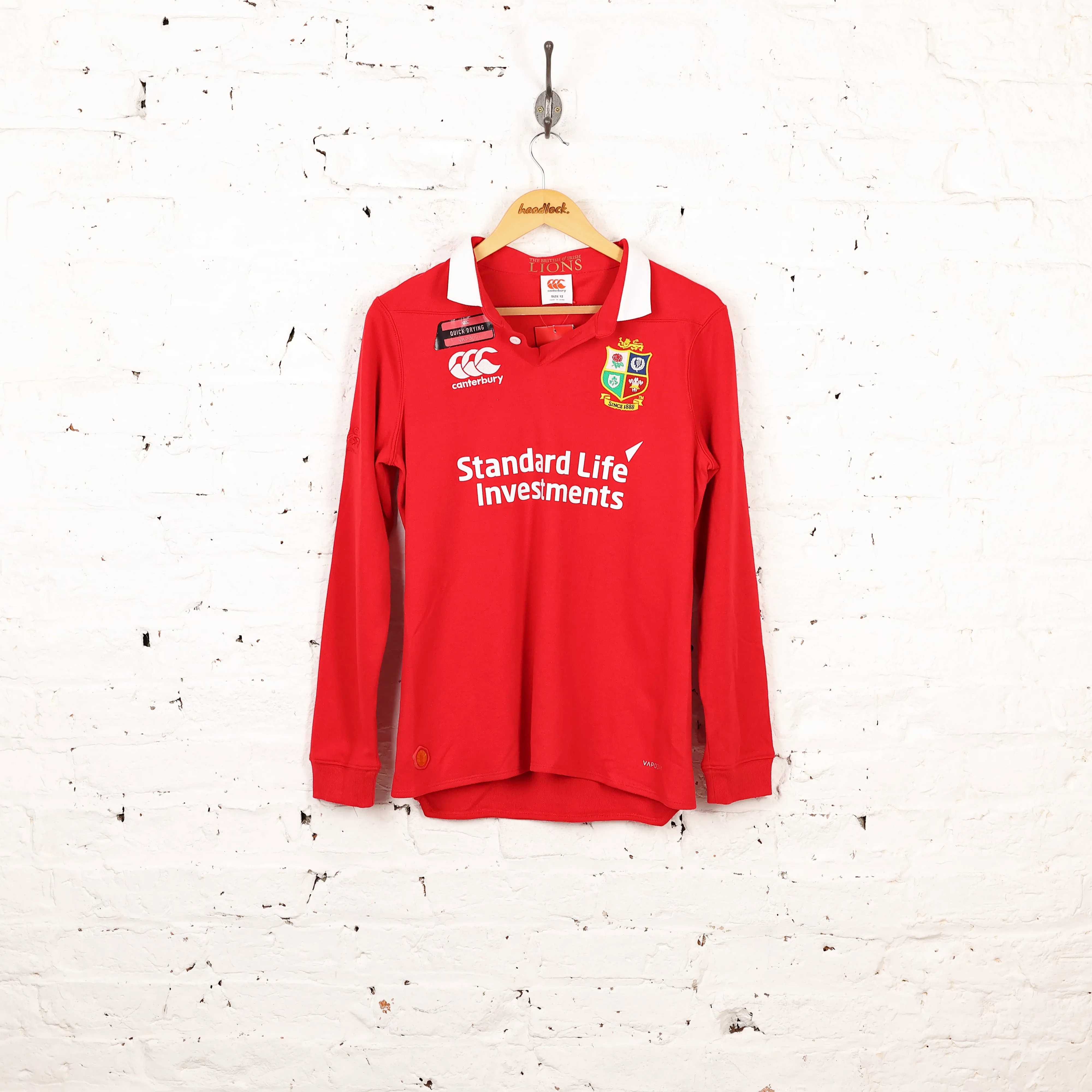 Women's British and Irish Lions 2017 Rugby Shirt - Red - Womens M