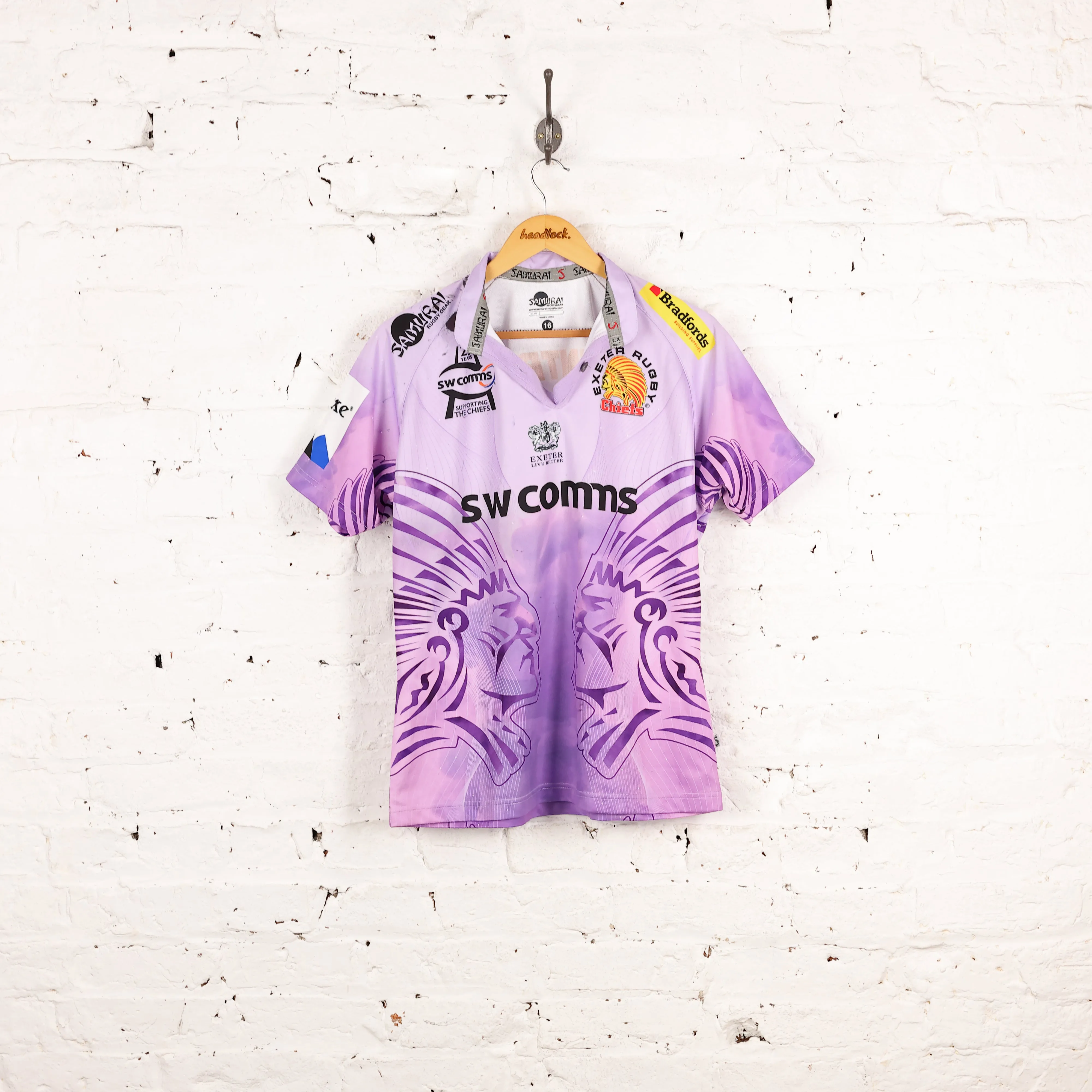 Women's Exeter Chiefs Rugby Shirt - Purple - Women's L