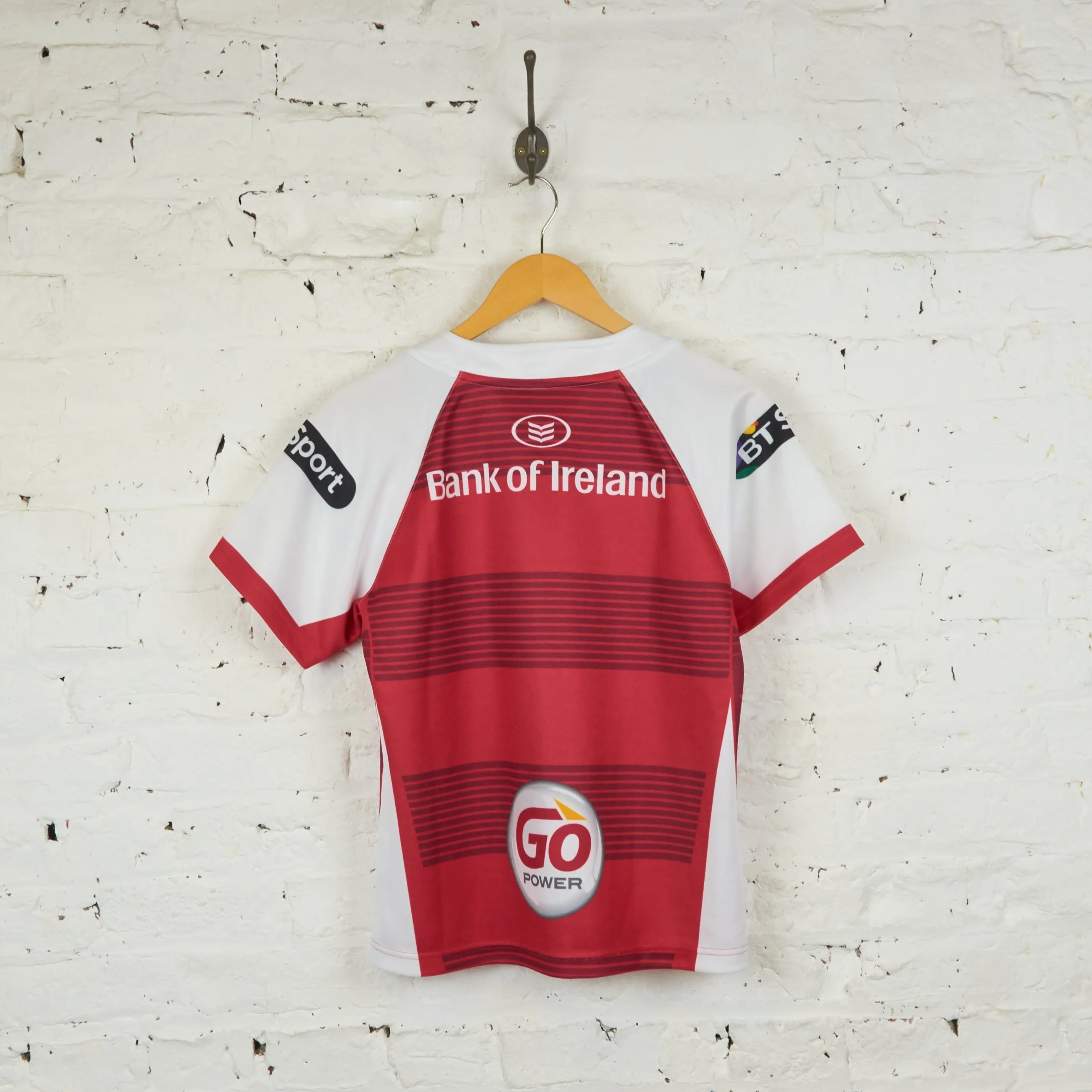 Womens Kukri Ulster 2016 Third Rugby Shirt-  Red - Womens M