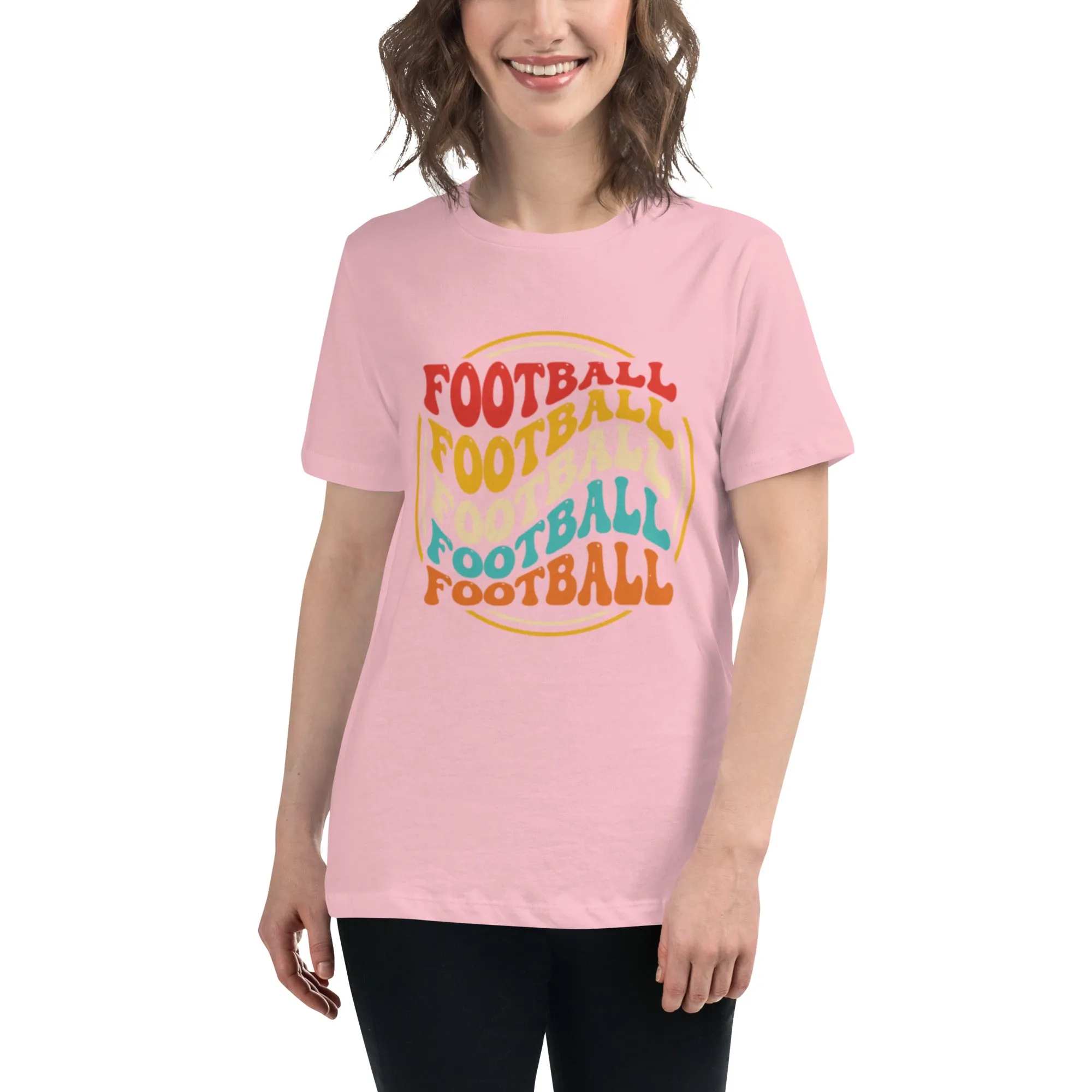Women's Relaxed T-Shirt, Soccer/ Football, World T Shirt, S -3XL