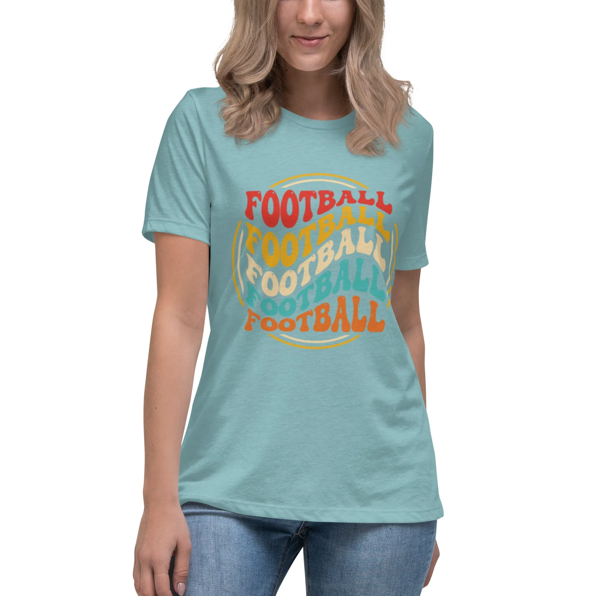 Women's Relaxed T-Shirt, Soccer/ Football, World T Shirt, S -3XL