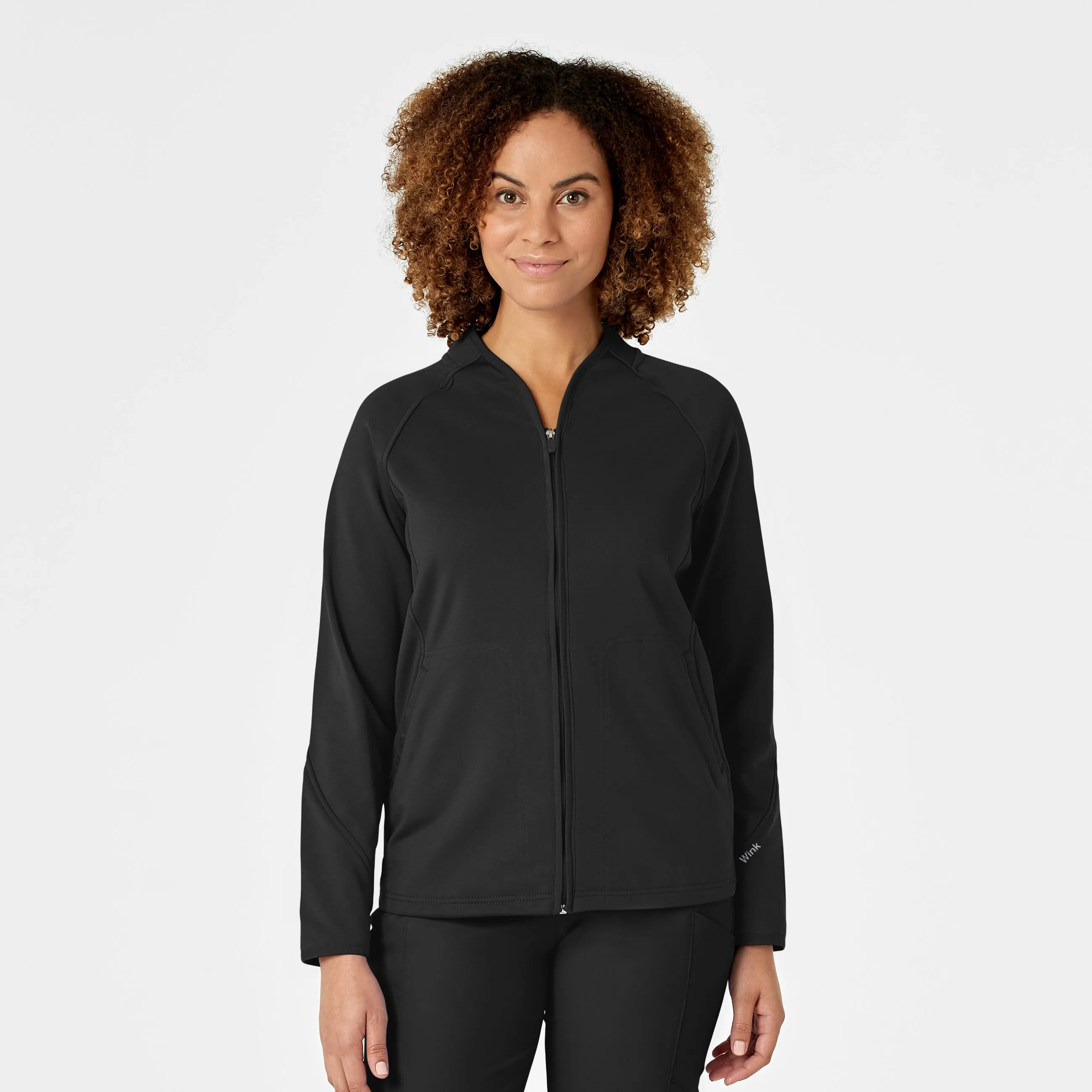 WonderWink Layers Womens Fleece Full Zip Jacket