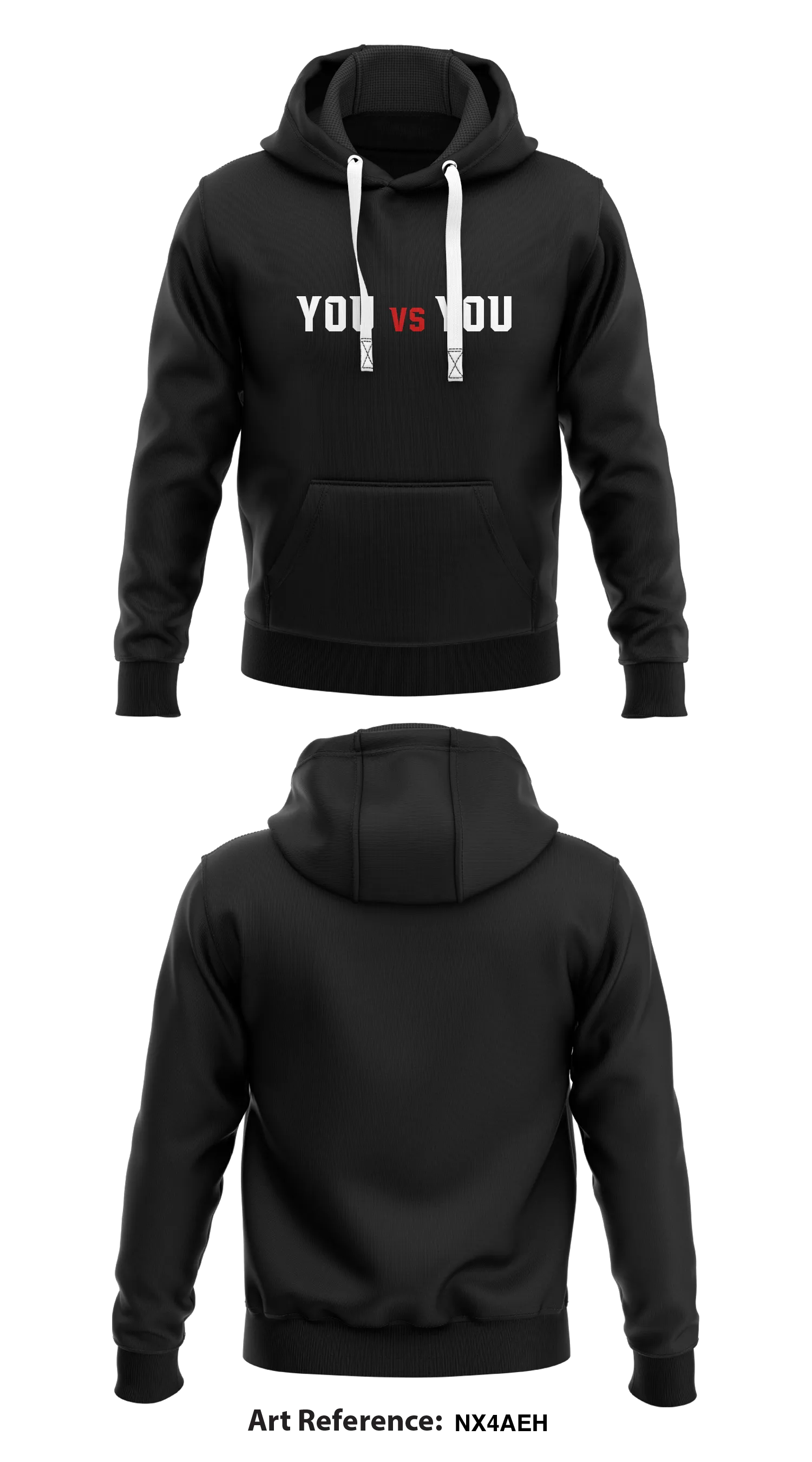 You VS You Store 1  Core Men's Hooded Performance Sweatshirt - Nx4aeh